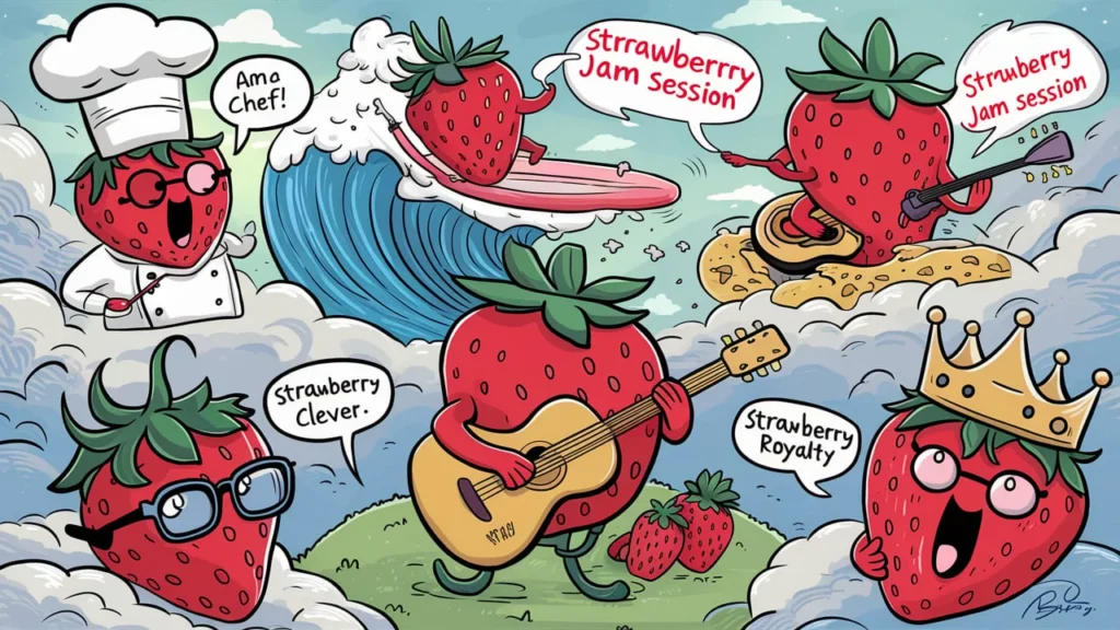 Berry Funny Strawberry