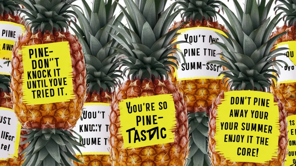 Tropical Pineapple Puns