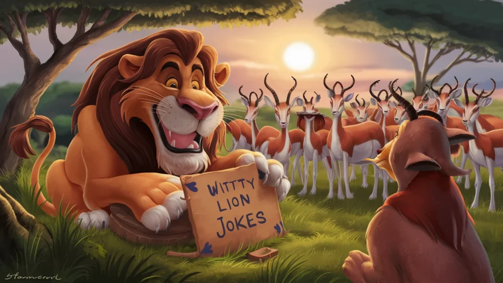 Witty Lion Jokes 