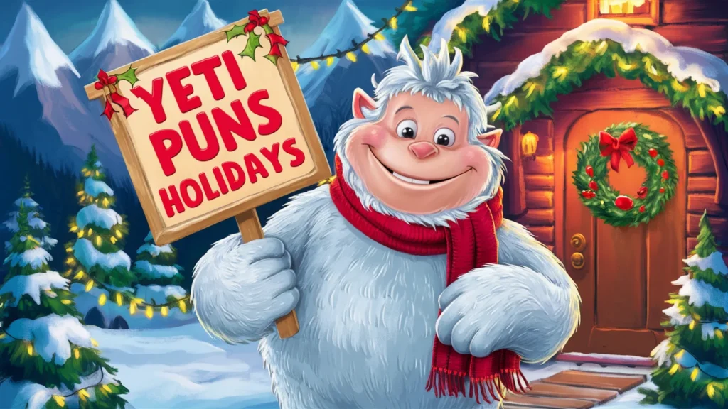 Yeti Puns Holidays