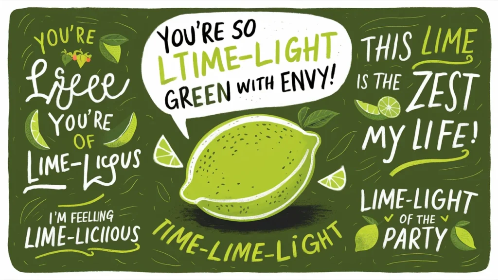 Lively Lime Puns 