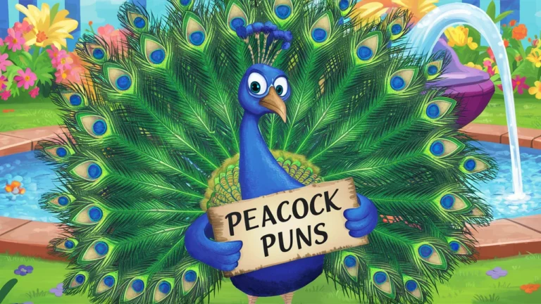 Peacock Puns