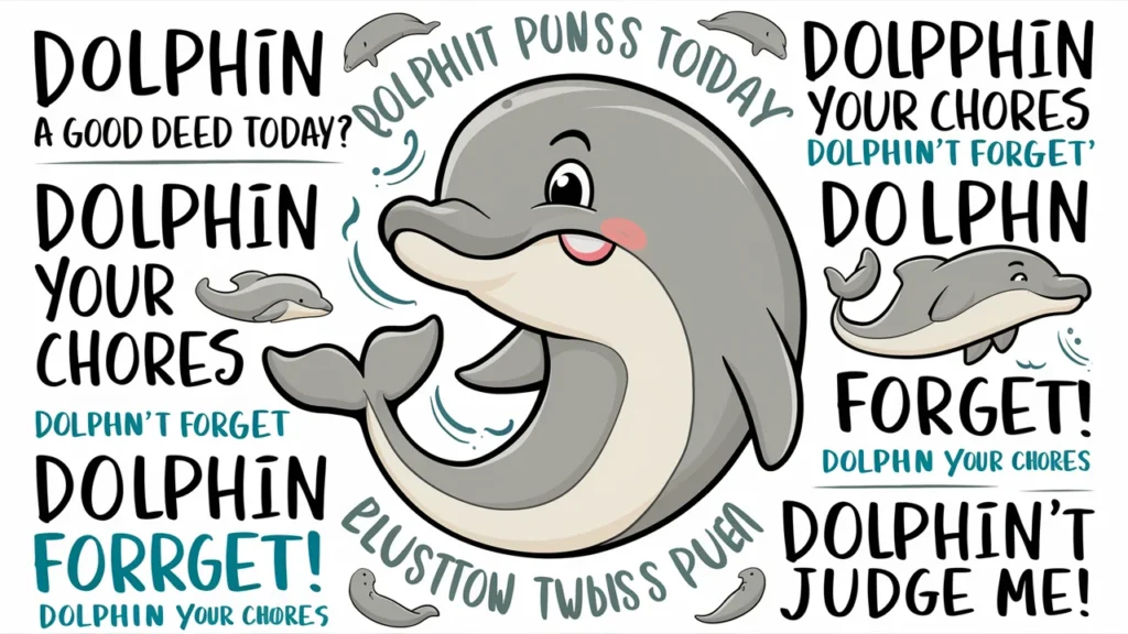 Playful Dolphins Puns 