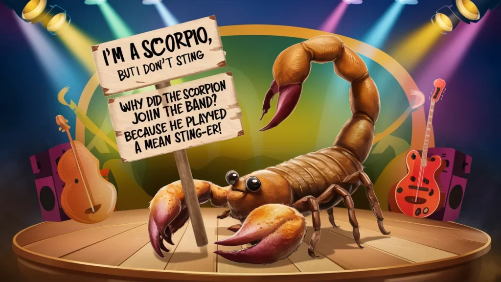 Scorpion Puns Animal Lovers