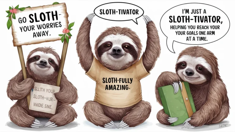 Sloth Puns