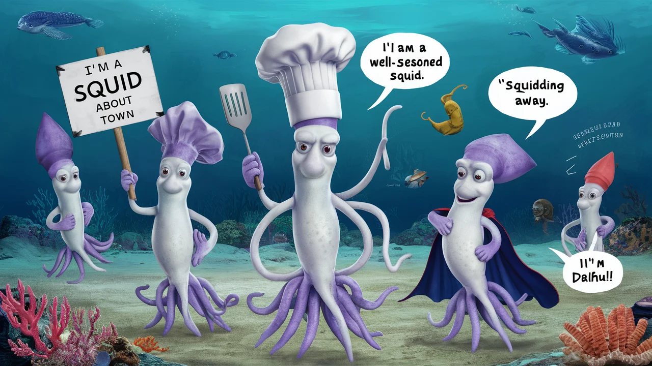 Squid Puns