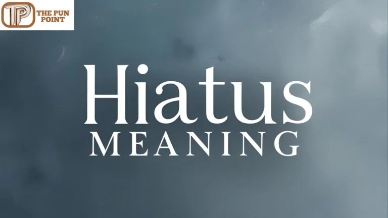 Hiatus Meaning